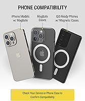 Vista 9 de Scosche BaseLynx - Estación de carga rápida 2.0 2 en 1, soporte de cargador MagSafe Qi2 de 15 W y almohadilla de carga inalámbrica de 5 W