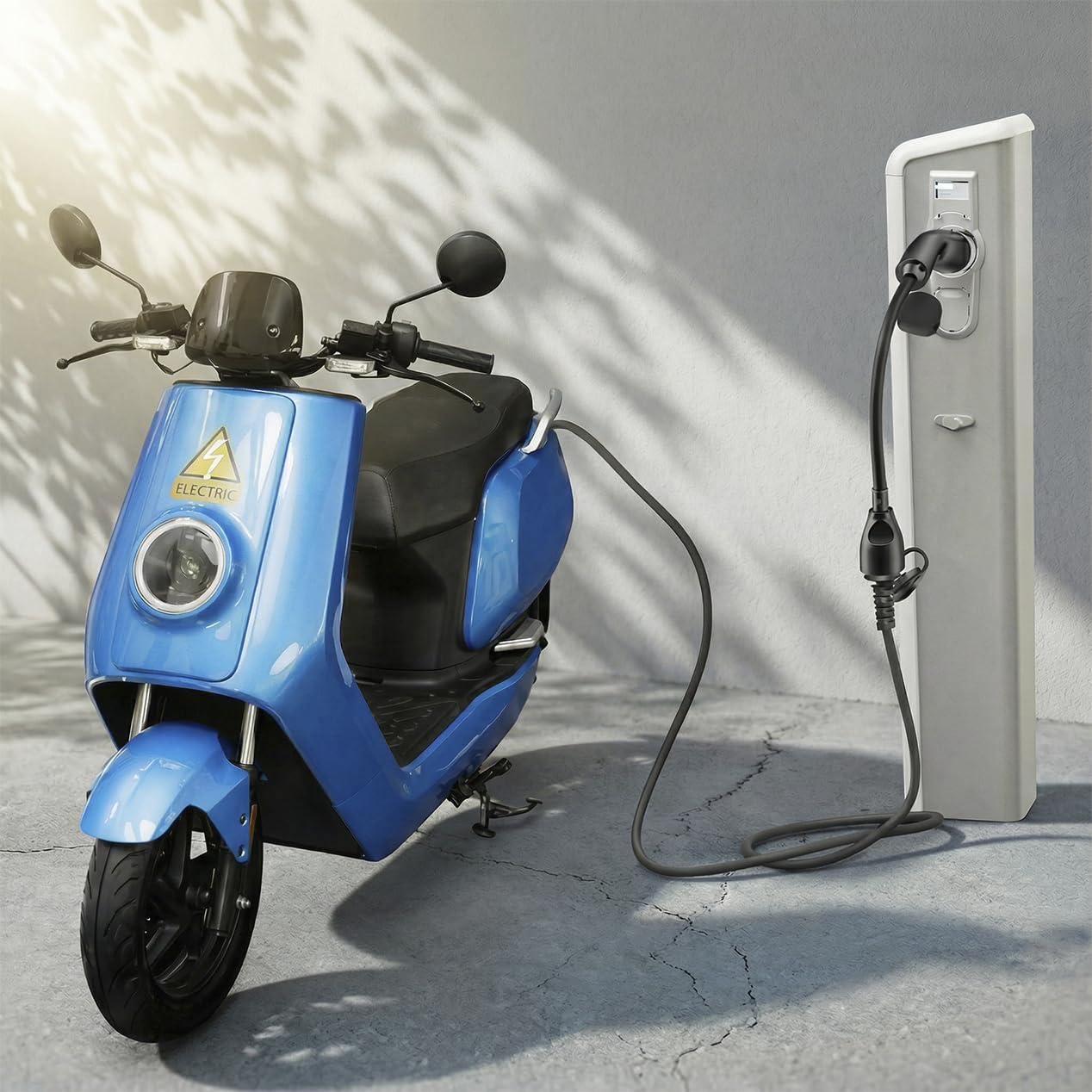 Energenie Gembird Adaptateur de Charge EV Type 2 vers Schuko 16A 3,7 KW – Câble 0,5 m Monophasé, Simulation Mode 3, IP44 Résistant aux Éclaboussures