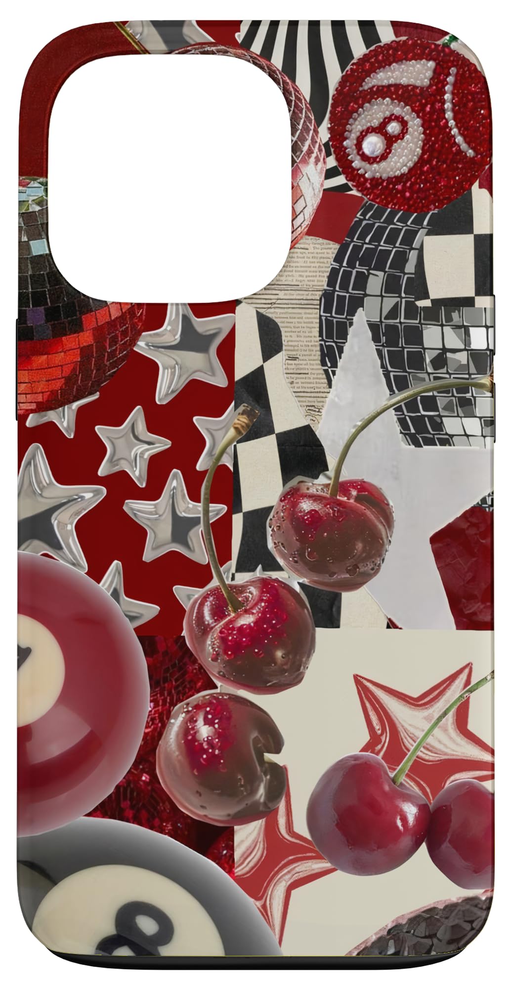 Disco Ball Retro Y2K Collage Phone Case for iPhone 13 Pro