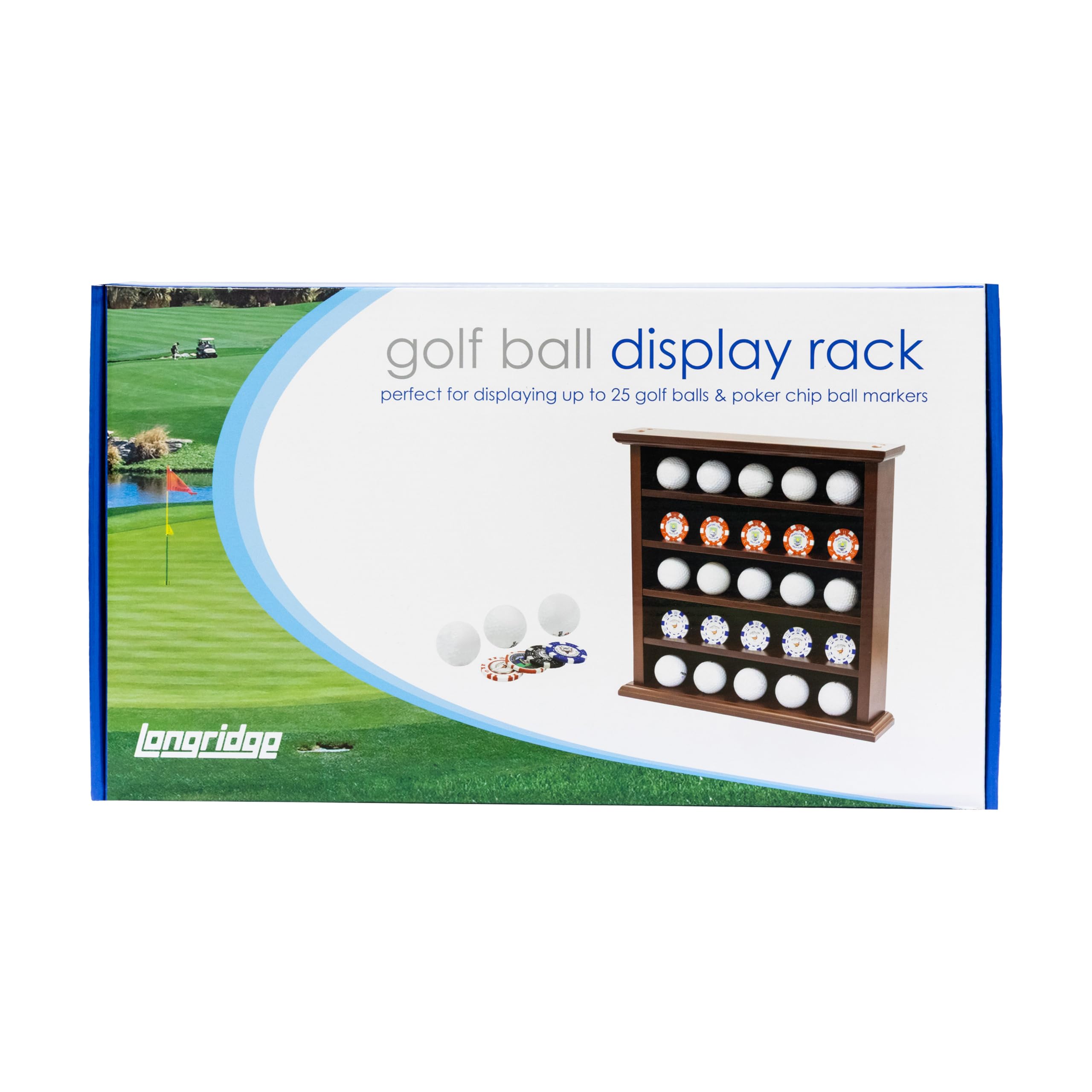 Longridge Espositore per palline da golf in legno 25 palline