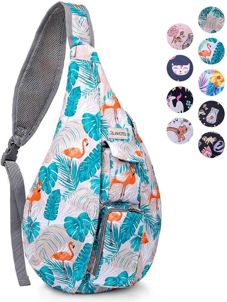 ZOMAKE Sling Bag for Women, Water Resistant Sling Backpack Lightweight Crossbody Backpack