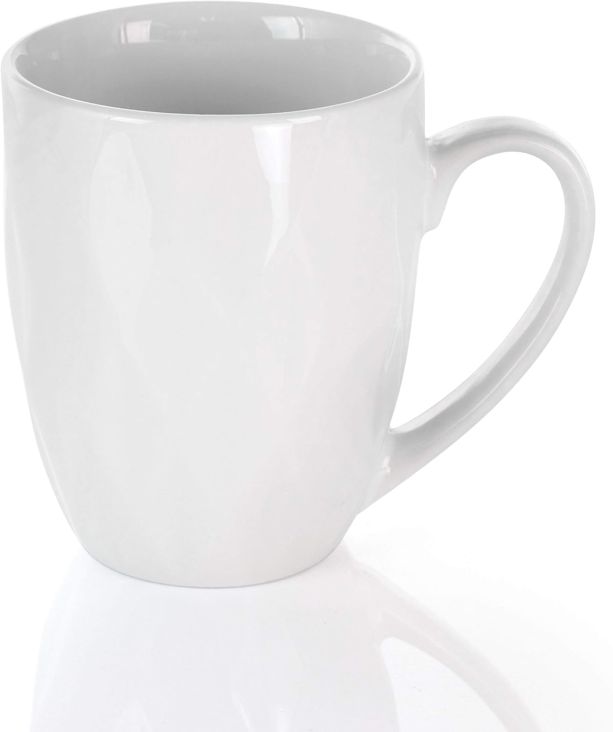 Elama White Porcelain Dish Dinnerware Set, 18 Piece (Elama Glossy) - Image 8