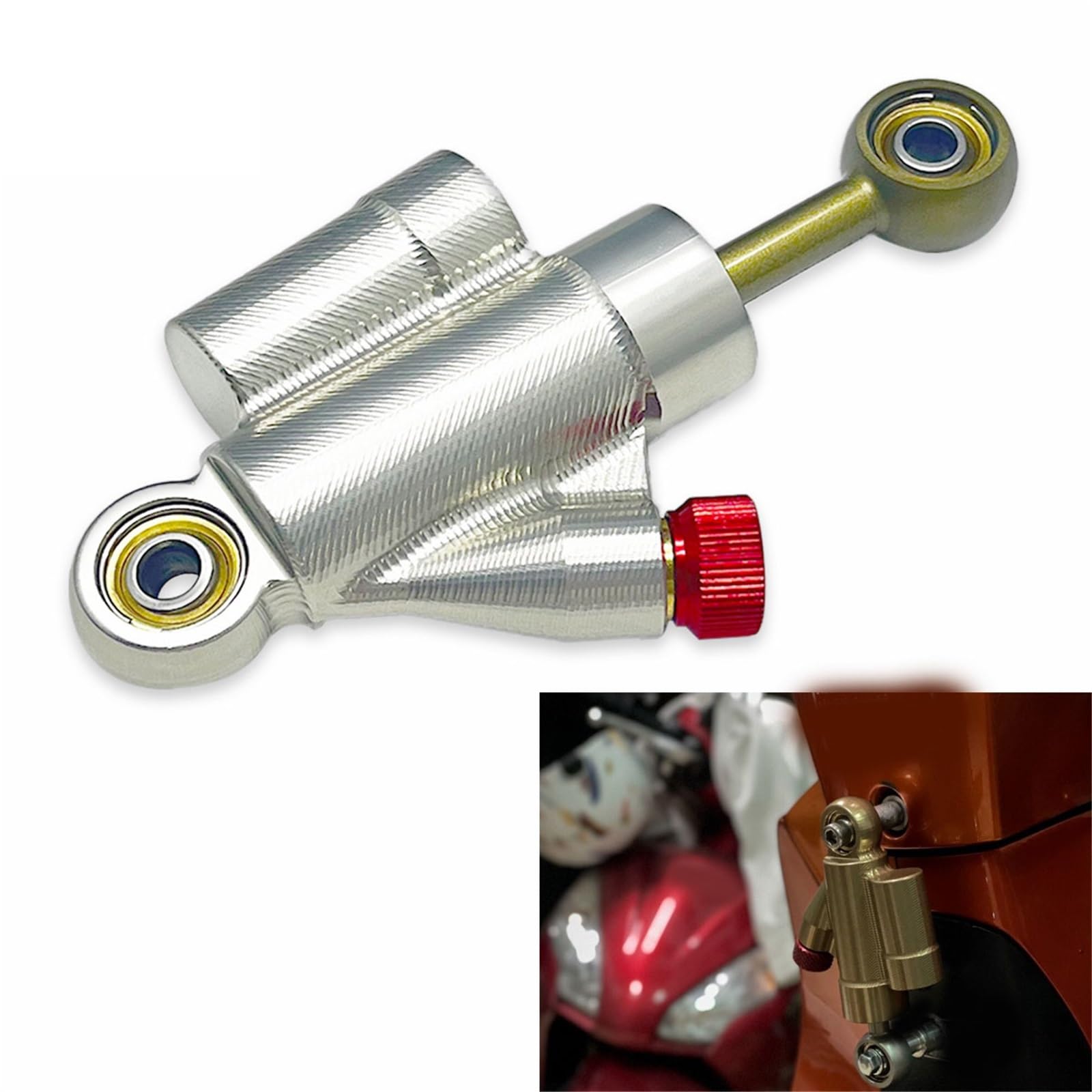 Amortisseur De Direction Tout-Terrain en Aluminium Forgé CNC, pour CRF 150R 250R 450R CRF250R CRF450R, Amortisseurs Vélo Fosse Hors Route