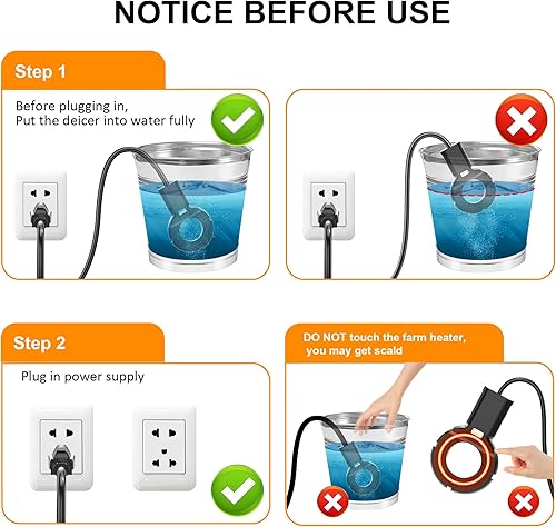 Miniatura 6 de JonterKing Descongelador utilitario de 500 vatios para granja