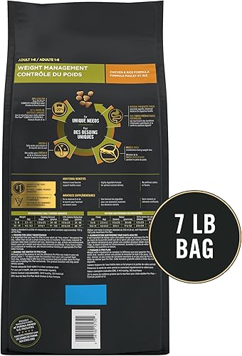 Miniatura 11 de Purina Pro Plan Weight Control Dry Cat Food, Chicken and Rice Formula - 7 lb. Bag