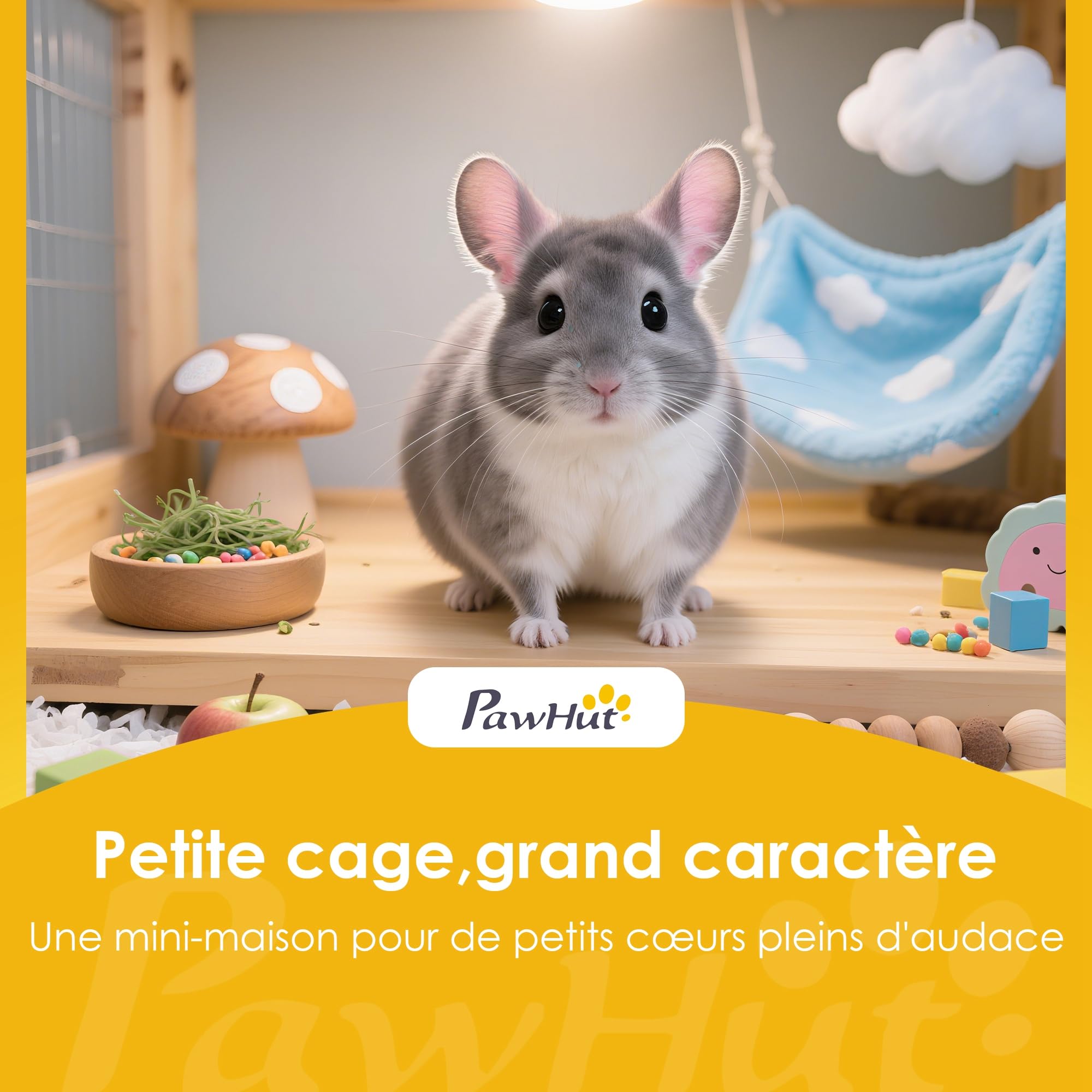 PawHut Enclos pour Petits Animaux, Cage à Lapin modulable, 12 Panneaux avec Tapis étanche, Parc clôture pour Animaux, intérieur et extérieur pour cochons d'Inde, Lapins, hérissons, en Acier, Noir