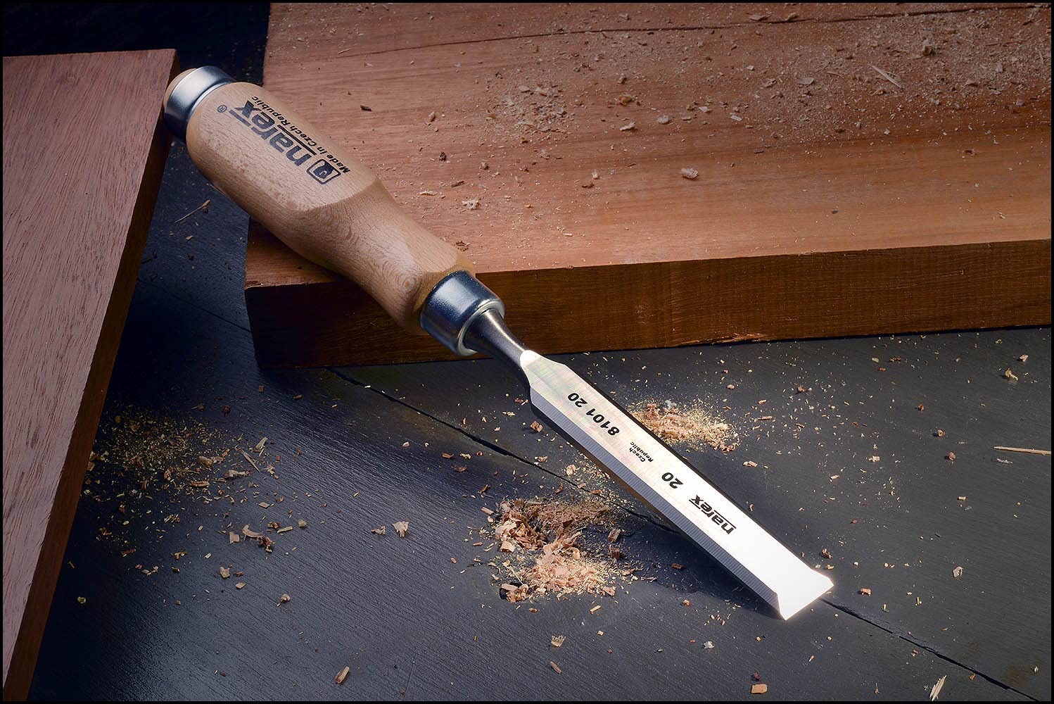 Ciseaux à Bois NAREX - Plat 3 Mm Avec Lame Acier Qualité Pro
