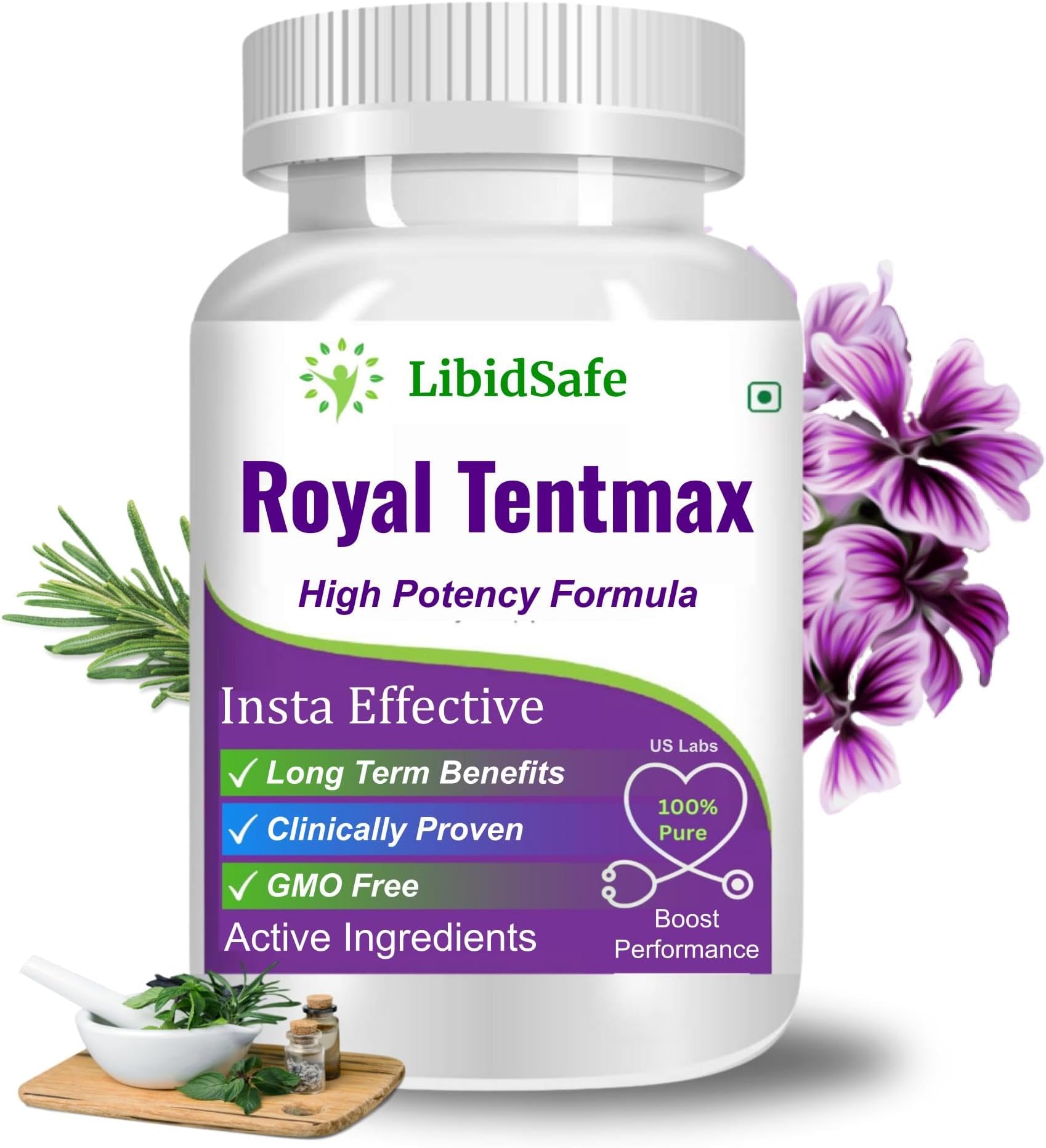 Fast & Active Royal Tentmax Capsule - Boost Energy & Stamina with Effective Ayurvedic Ingradients - Better to Tentex