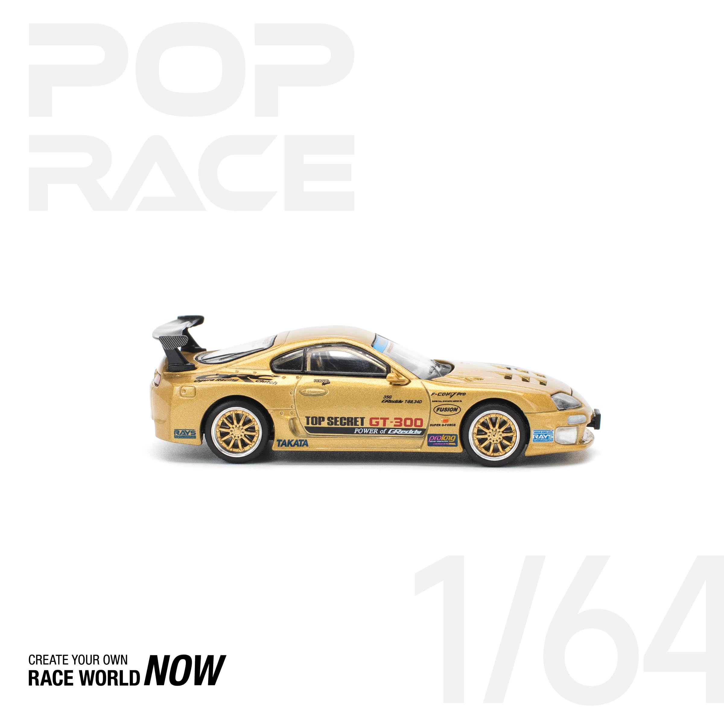 Amazon | POP RACE 1/64 トップシークレットGT300スープラ 完成