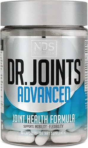 NDS Nutrition Advanced - Fórmula de salud articular con FruiteX-B, glucosamina y condroitina - Movilidad y flexibilidad mejoradas - 90 cápsulas