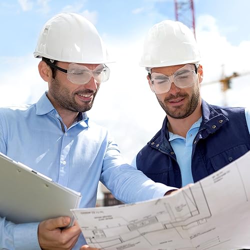 Miniatura 6 de 50 pares de gafas de seguridad antivaho protectoras de seguridad antiarañazos, protección ocular, lentes transparentes, gafas de cebolla, gafas