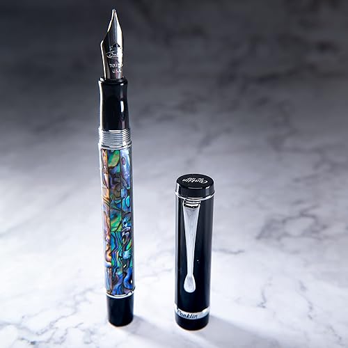 Miniatura 7 de Conklin Pluma estilográfica Duragraph (Noches de abulón) Punta ancha