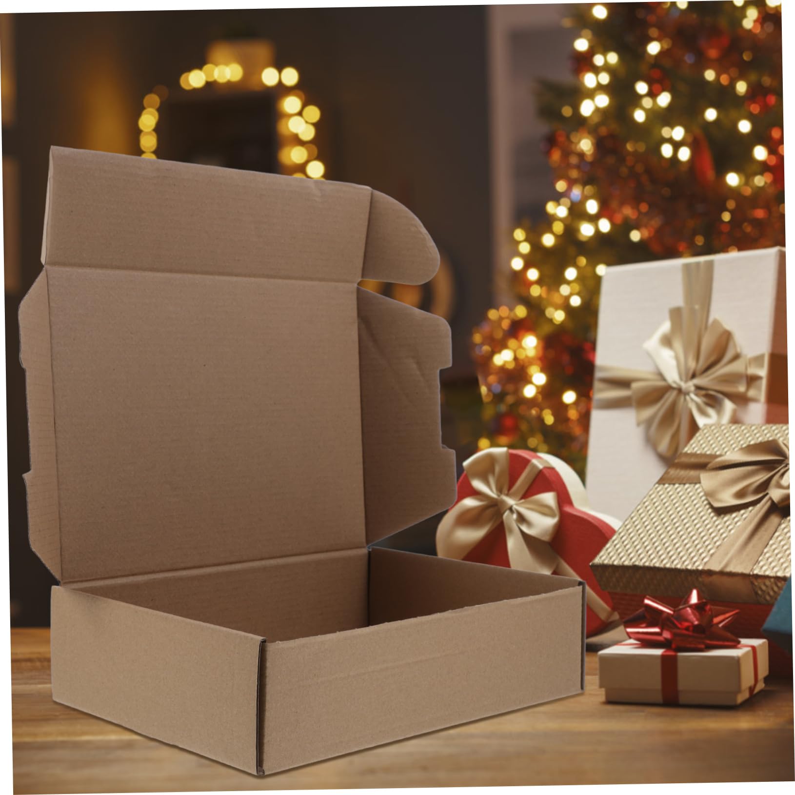 Scatole per Spedizioni 25 Pezzi Marroni in Carta, Box Postali | Anti-caduta e Anti-vibrazione, Bordi senza Bava, per Vestiti e Buste, Formato per Imballo Espresso