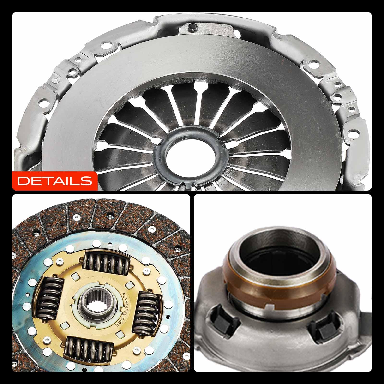 Frankberg Kit frizione con cuscinetto reggisPolita a 21 denti 9635222580 | Compatibile con: Ducato Van 230, Ducato pianale/telaio 230, Ducato Bus 230