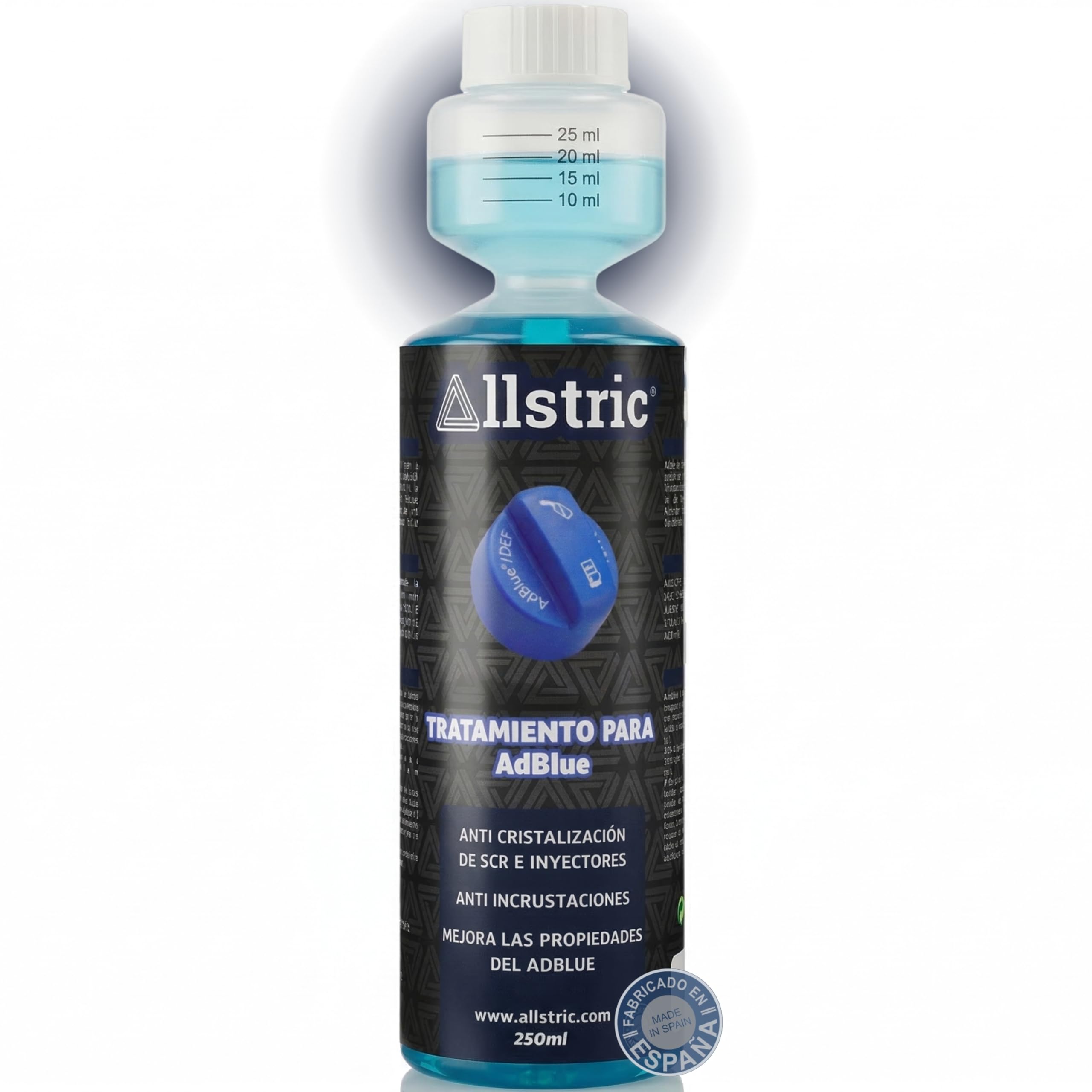 Anticristalizante AdBlue 250ML | Aditivo AdBlue Anticristalización Sistema SCR | Previene y Disuelve Cristales de Urea | Protege Inyector y Catalizador | Motores Diésel | Fabricado en España