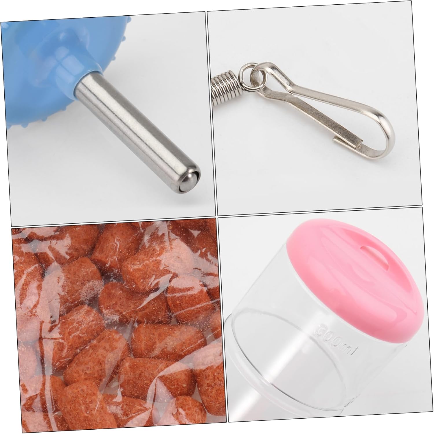 NOLITOY 6pcs Cute Pet Water Bottle Design Pet Feeder Drinking Fountain for Animals Odorless Leakproof Random Color