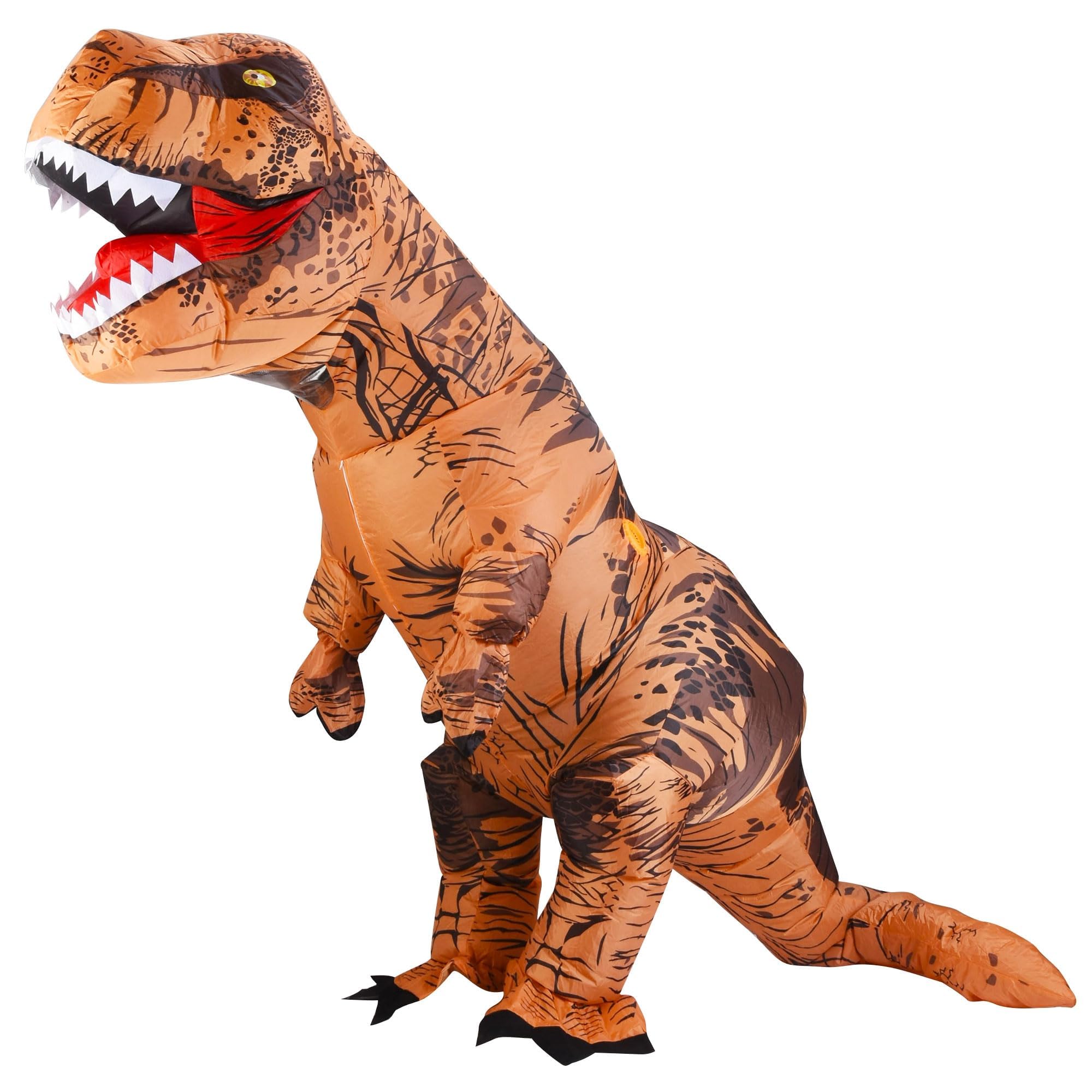 RHYTHMARTS Nadmuchiwany kostium dinozaura dla dorosłych, kostium dinozaura, nadmuchiwany kostium T-Rex, przebranie dla dorosłych