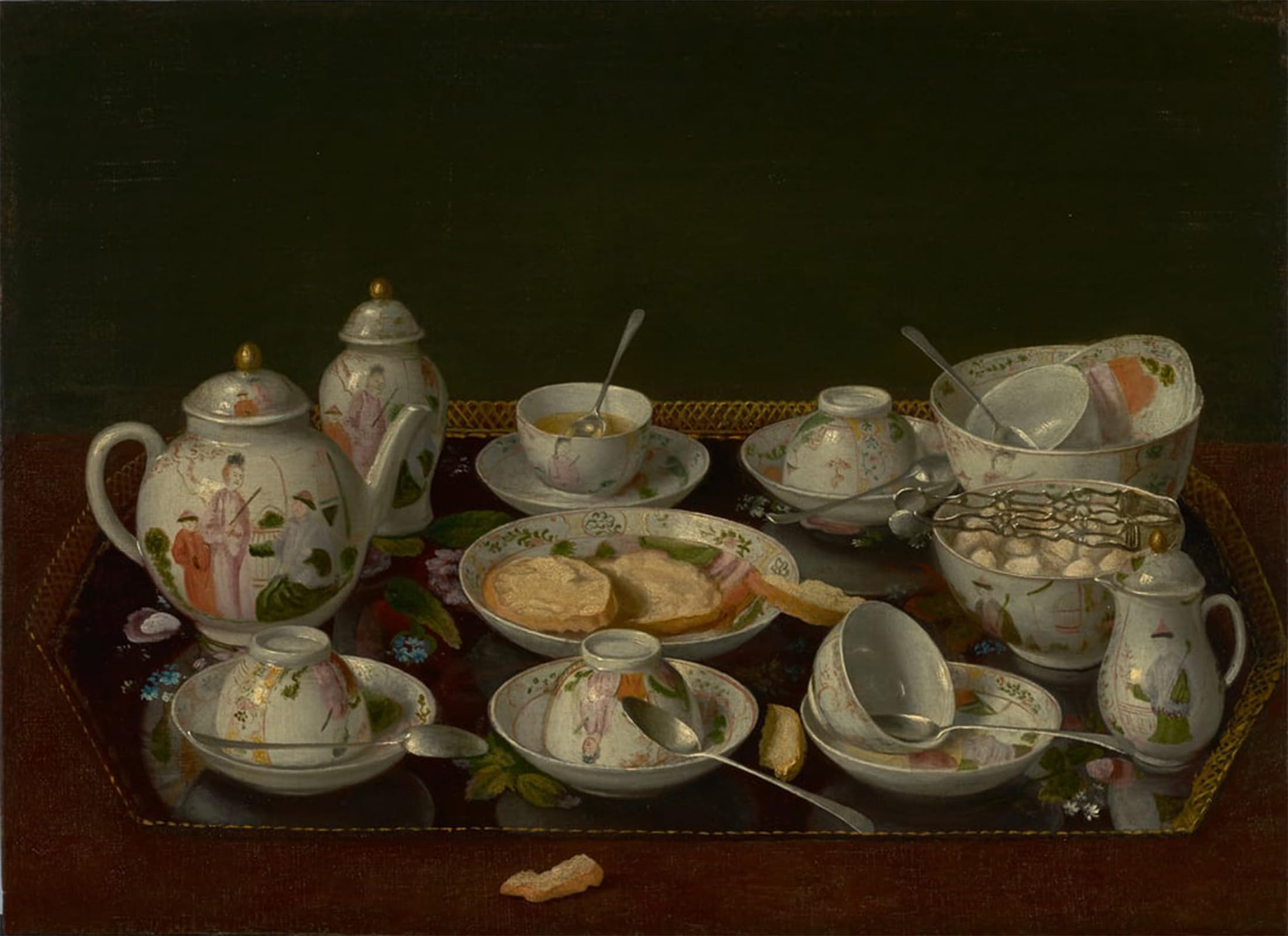 Posteriik No Frame Famous Print Pop Art Wall Art Graffiti Still Life Tea By Jean Étienne Liotard Art Prints For Home Decor 60X90cm