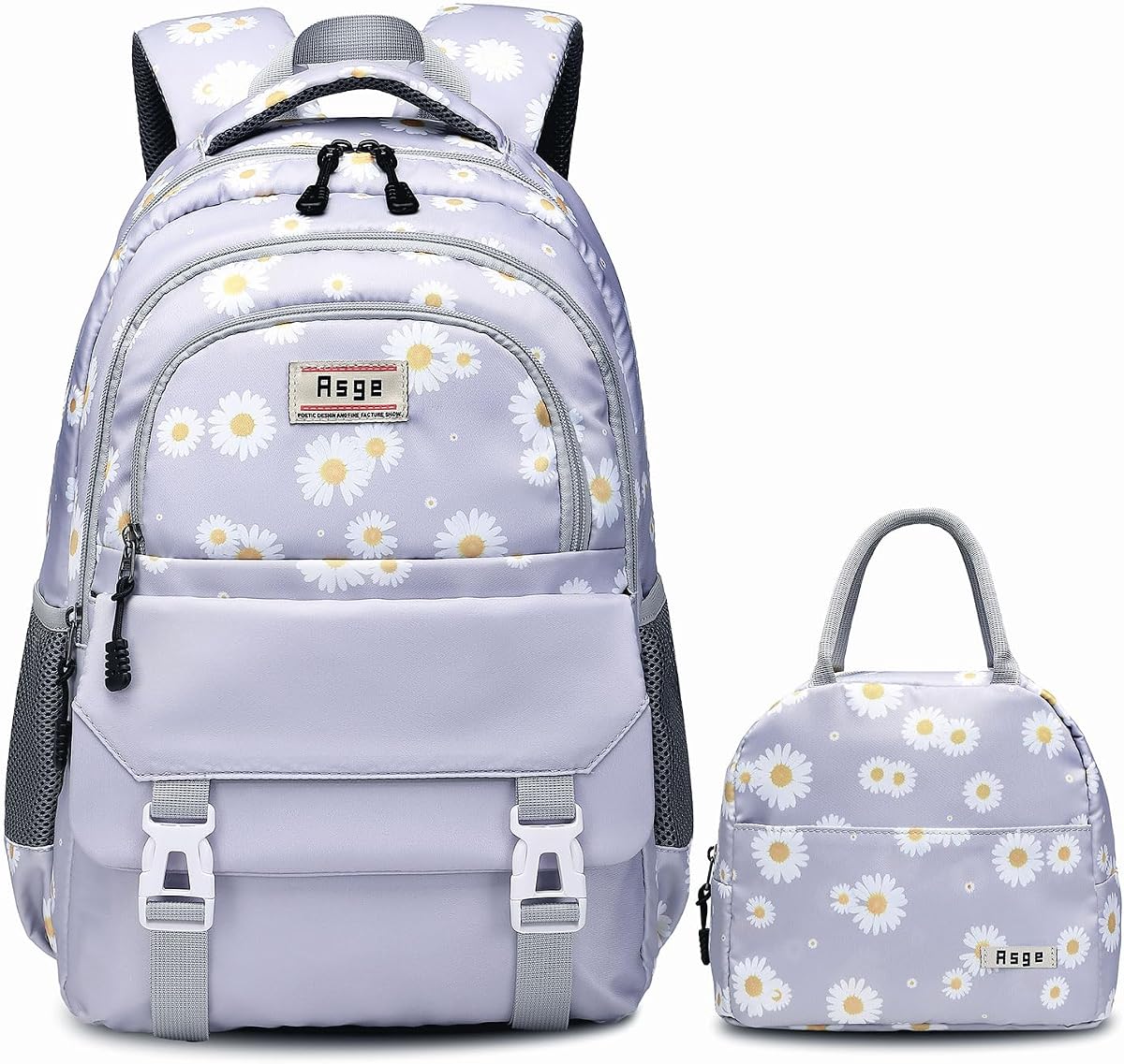 Backpack for Girls Backpack Teenage School Backpack College Bookbag for Kids Casual Daypack with Lunch Box