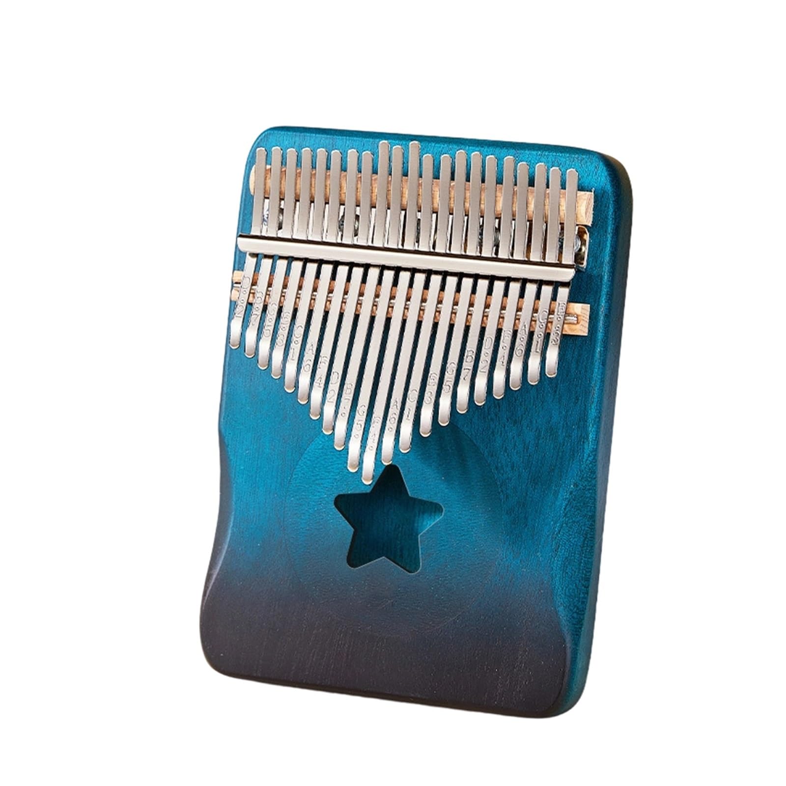 Thumb Piano 17 21 Note Kalimba Adatto A Principianti Adulti Strumento Colorato(21 sounds 1)