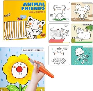 colorir aquarela crianças, guache grafite imagens pintura infantil colorir pintura água | bolso viagem pintura aquarela mágica aquarela livro aquarela para crianças KOT-au