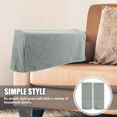 Miniatura 3 de BESPORTBLE Protectores de brazo de silla, funda elástica para reposabrazos de sofá, funda protectora elástica para el hogar, oficina, sillón