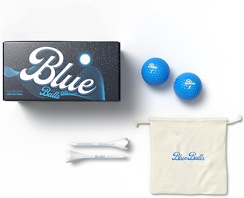 Miniatura 7 de Blue Balls Pelotas de golf de alta calidad con luz LED, pelotas de golf que brillan en la oscuridad, pelotas de golf nocturnas, regalo divertido de