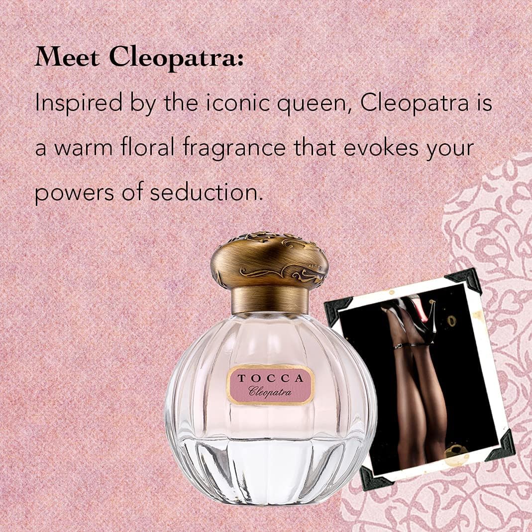 Tocca Cleopatra (20ml + 50ml) Perfume Set for Women - Warm Floral, Grapefruit, Jasmine, Vanilla Musk - Image 2