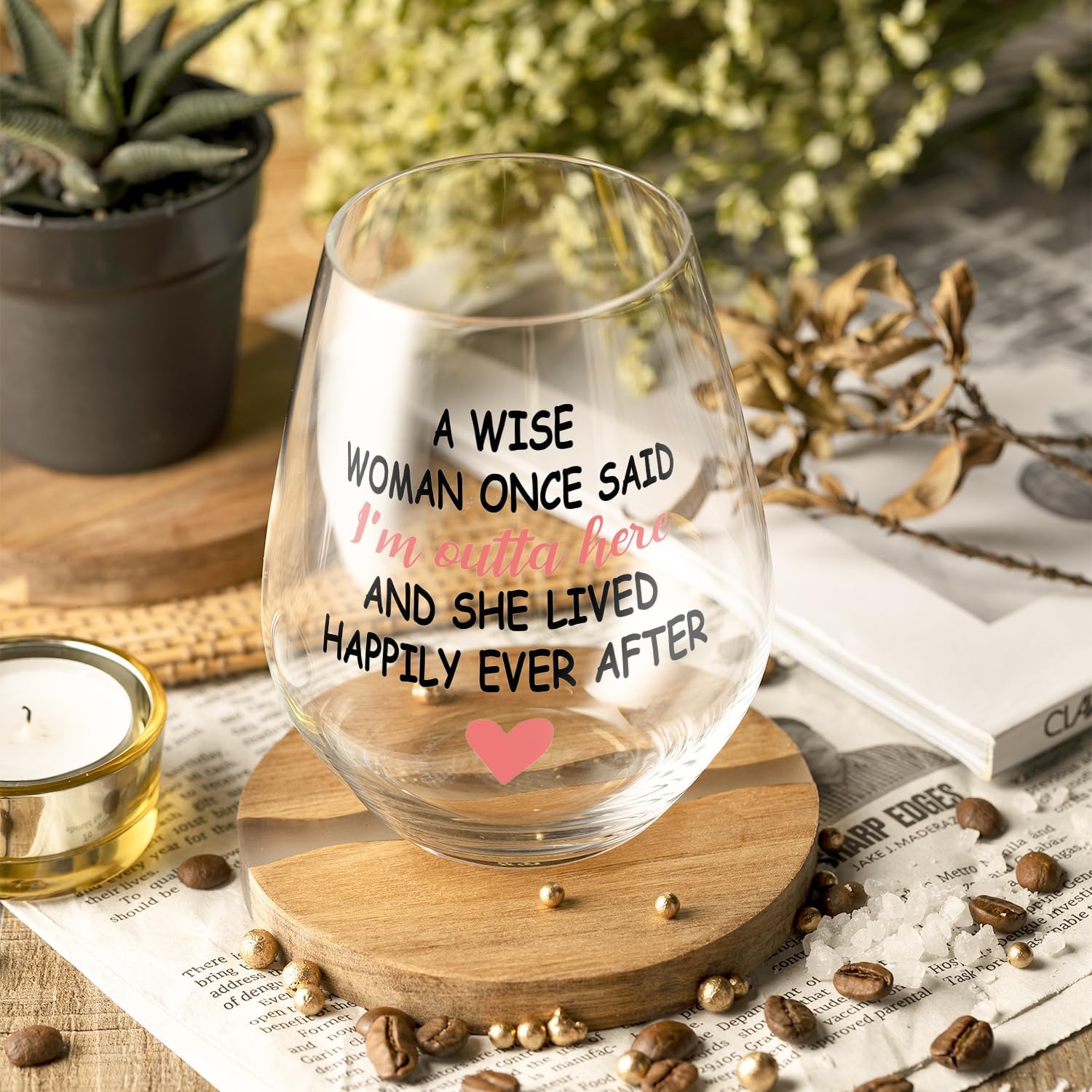 Fatbaby Funny Retirement Wine Glass For Women Coworkers Grandma Nurse Teacher 2026,Happy Retired Present for Women Friends,Coworker Leaving Farewell Goodbye Gifts Wine Glass 15 OZ - Image 3