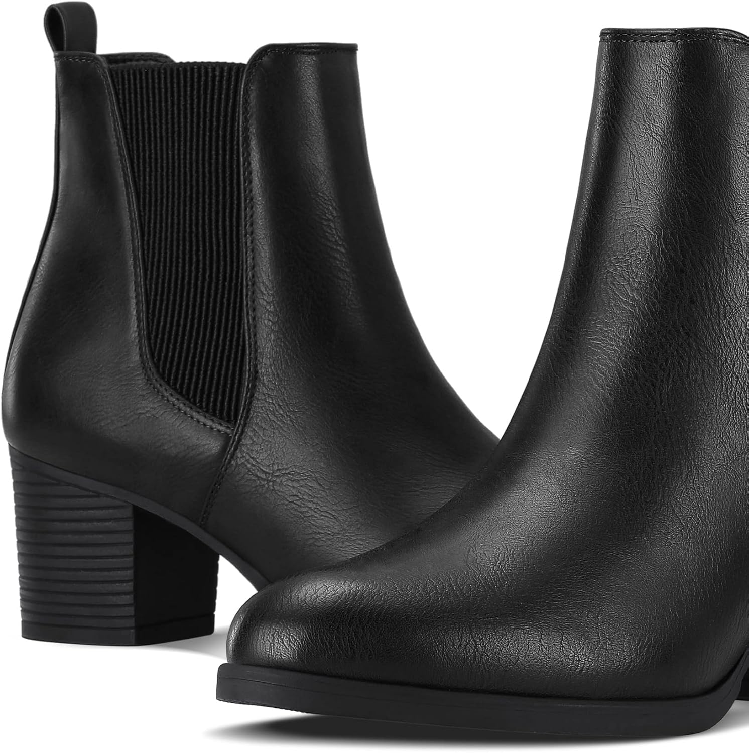 COASIS Women's Chelsea Boots Chunky Block Heel Slip On Ankle Boots with Elastic Sided Fall Booties - Image 8