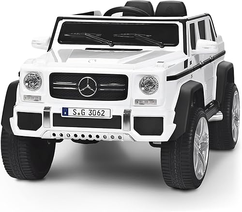 Miniatura 1 de DORTALA Vehículo eléctrico con licencia Mercedes-Benz Maybach G650, 12 V, batería de juguete para niños y niñas de 3 a 8 años, control remoto, luces