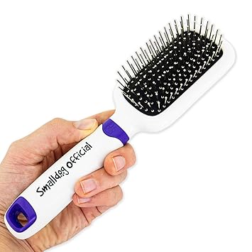 Smalldog Official, Smooth It Out Brush for Smoothing Fur and Lifting Hair Debris on Small Dogs, and Toy Breed Dogs - Pain Free Grooming