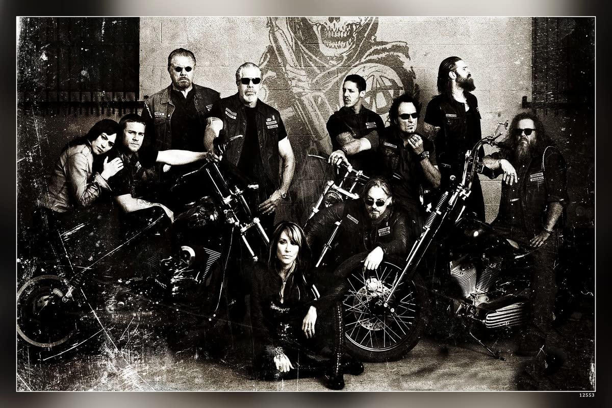 POSTERDADDY Sons Of Anarchy Television Drama Matte Finish Paper Poster Print 12 x 18 Inch (Multicolor) PD-12553