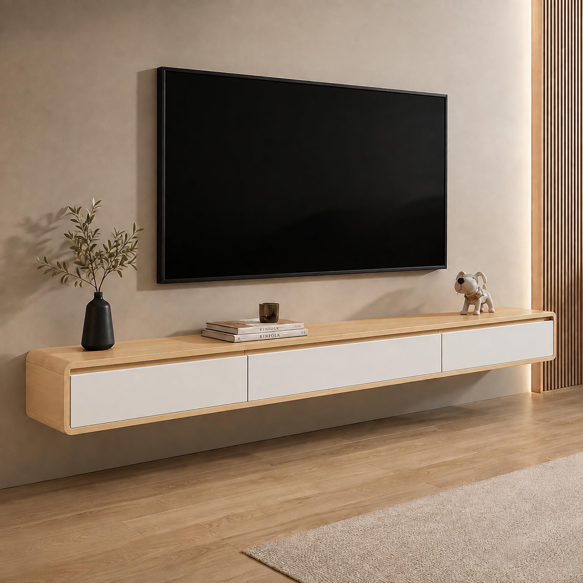 JSLJJBD Lowboard Hängend, TV Board Wandmontage