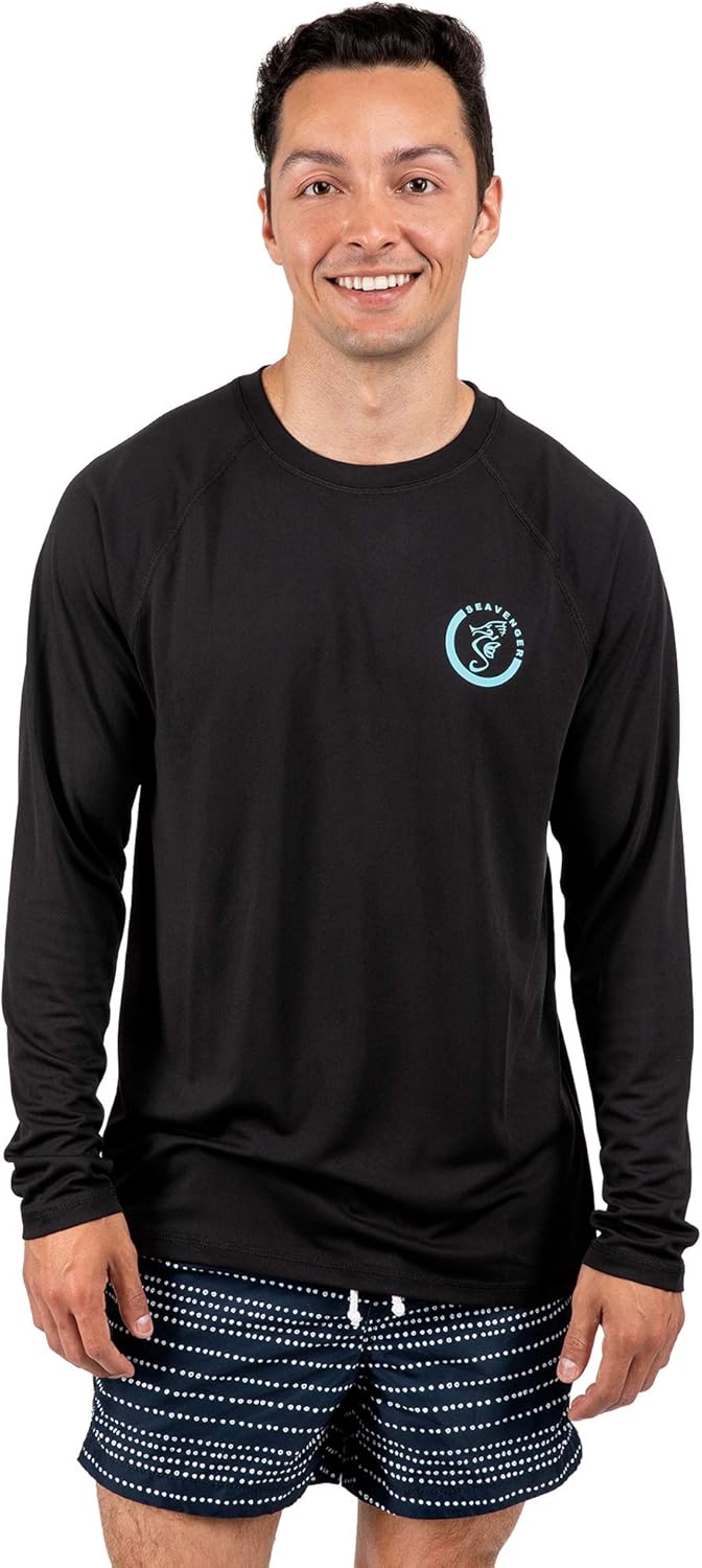 Seavenger Trekker Unisex Rash Guard | Short and Long Sleeve | Great for Swimming and Surfing
