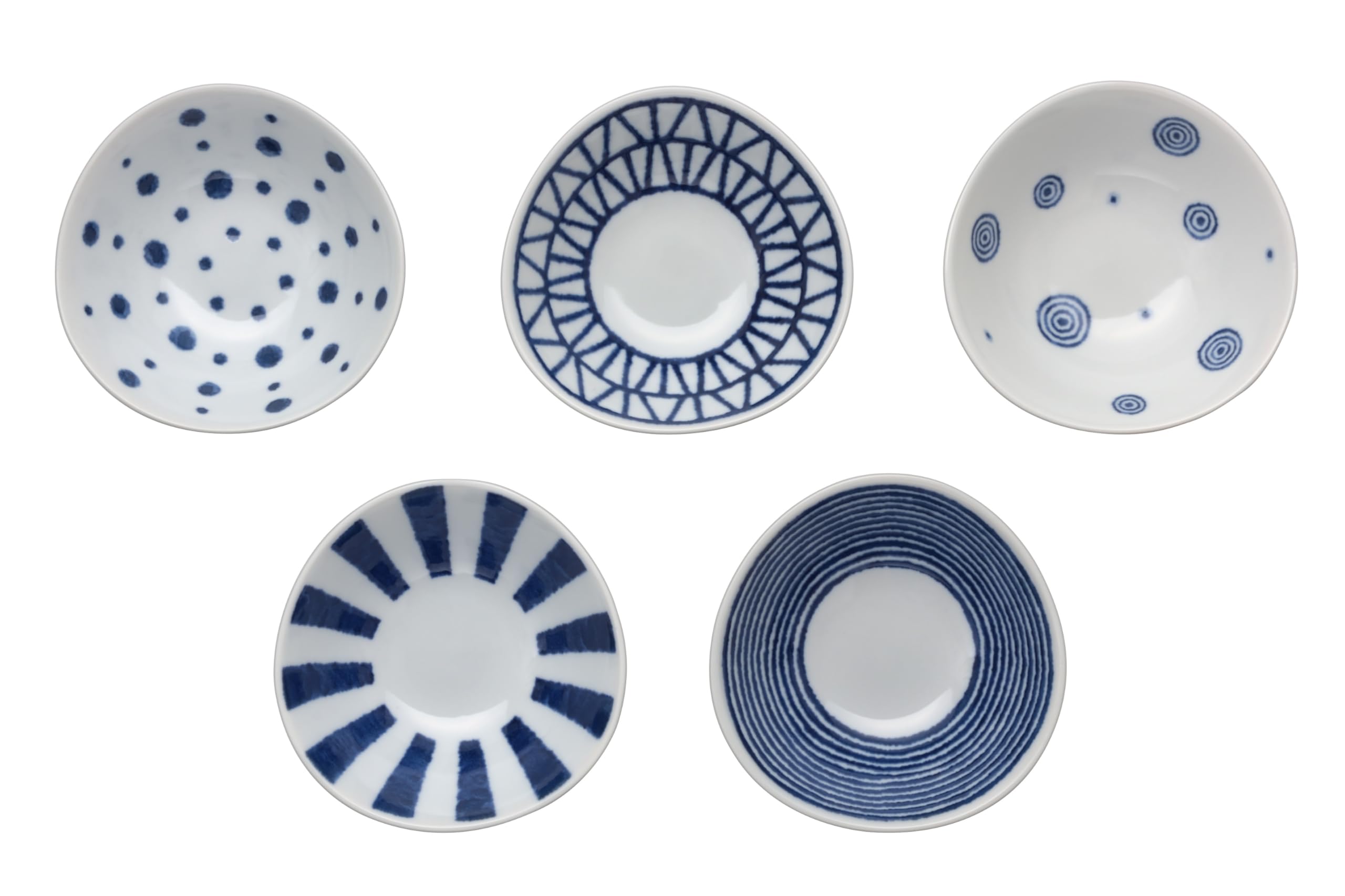 Amazon.co.jp: 西海陶器(Saikaitoki) 小鉢 器 セット 和食器 indigo 藍
