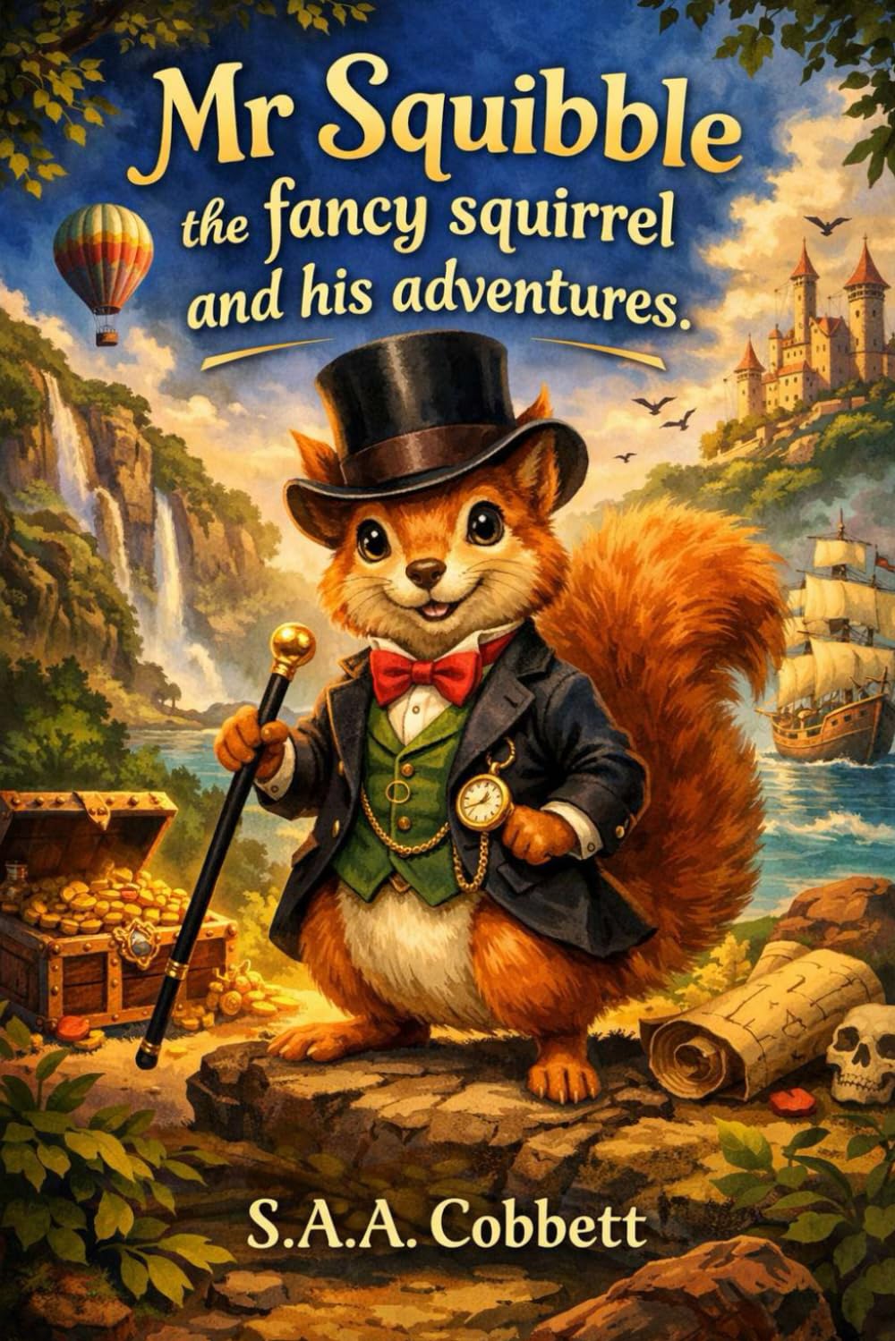 Mr squibble the fancy squirrel and his adventures