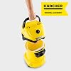 Karcher, Wd 2 Plus/3 4St Felt Filter Bag, 2.863-314.0, White