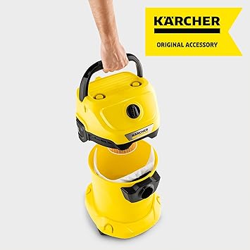 Karcher, Wd 2 Plus/3 4St Felt Filter Bag, 2.863-314.0, White