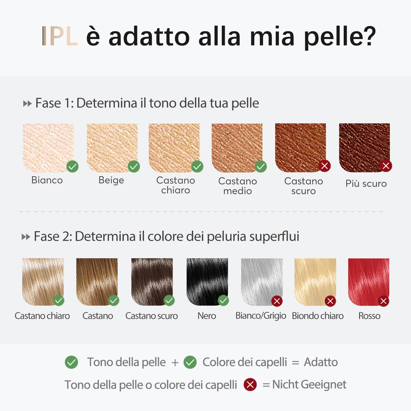 Haarlosy Epilatore Luce Pulsata con Ghiaccio, 3 IN 1 IPL Epilatore Laser per Donna e Uomo, 9 Livelli di Energia Regolabile Adatto a Corpo, Viso, Ascelle, Gambe Sensibili (Ametista)