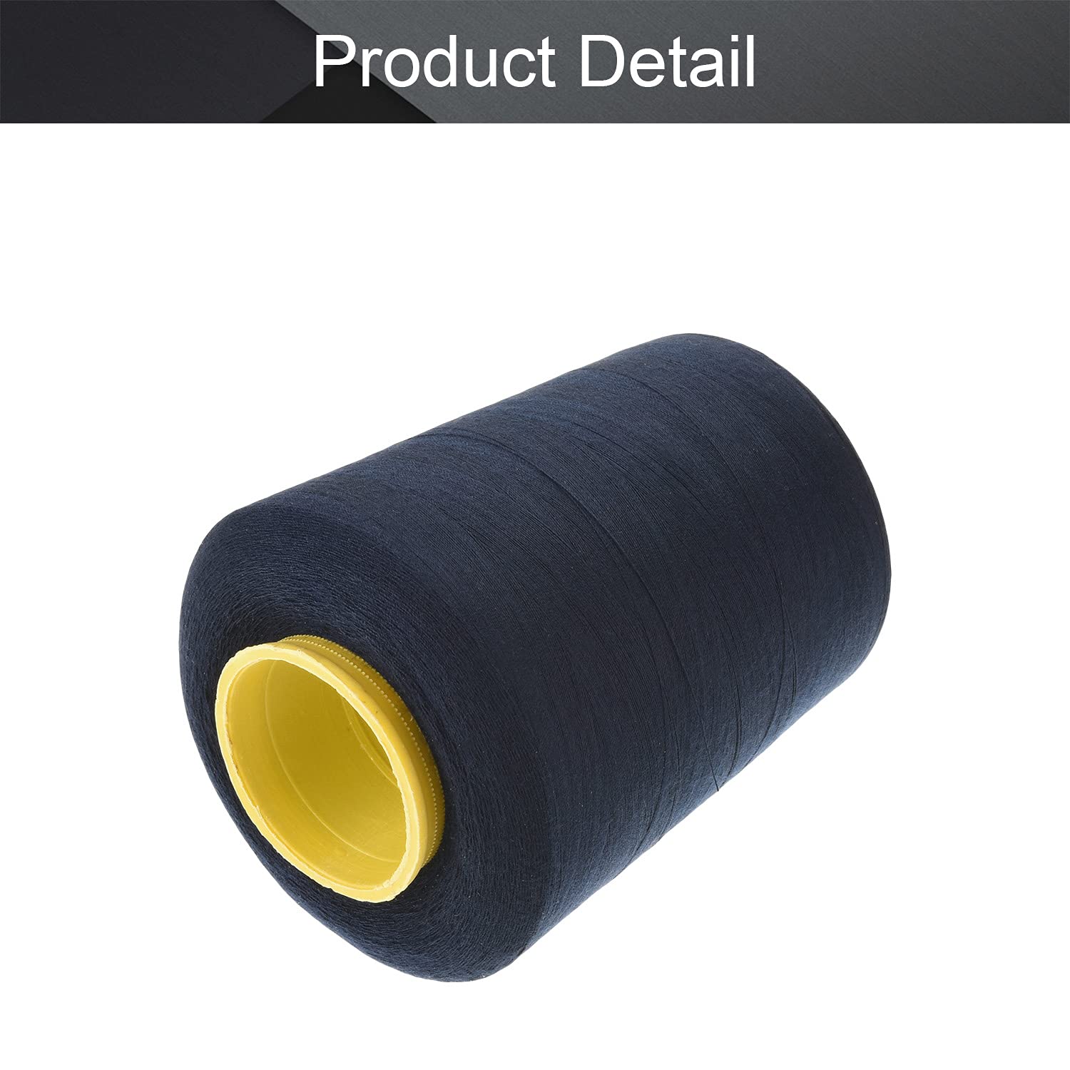 Othmro Fil à Coudre En Polyester, Bleu (284), 11 Cm De