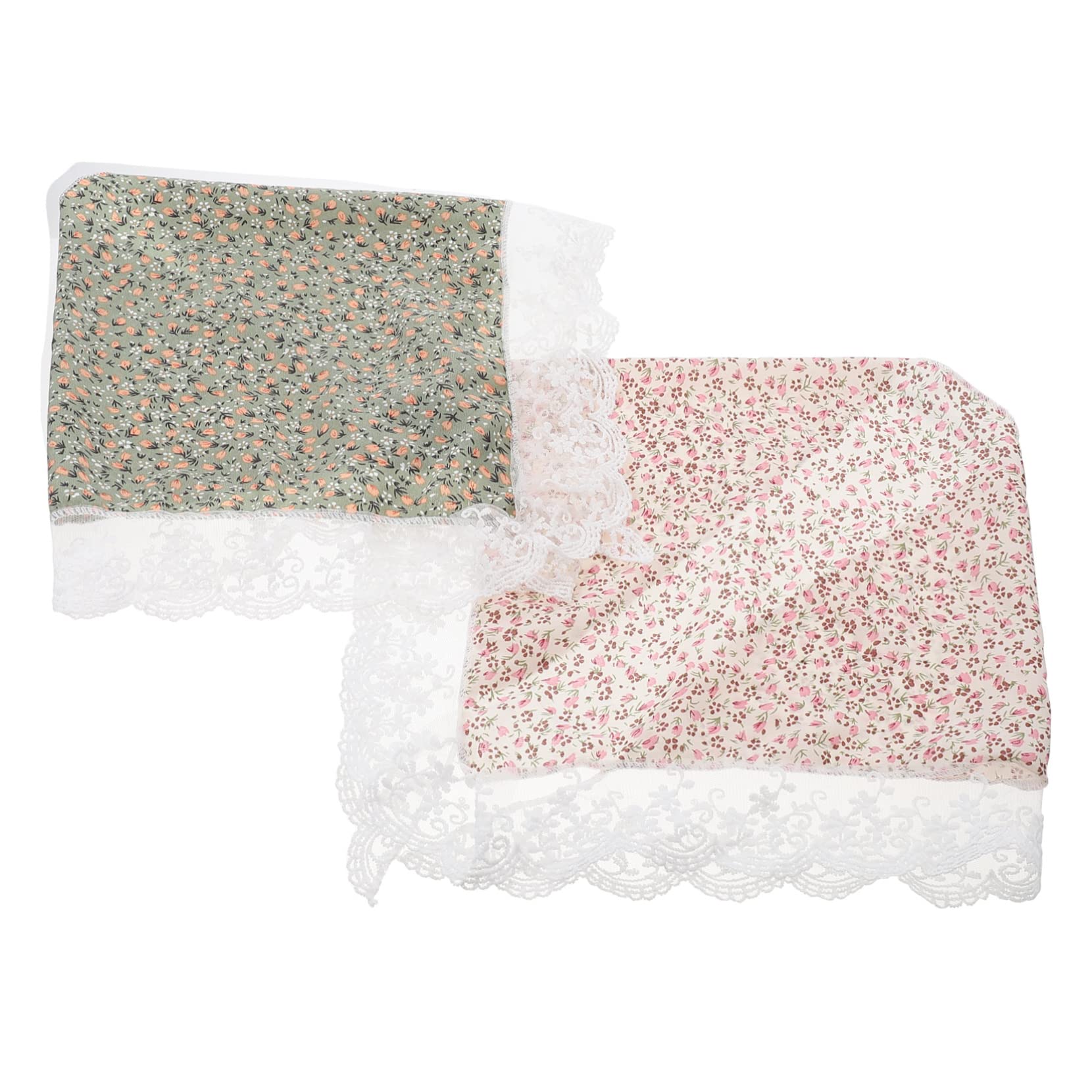 Healeved 10piezas Floral Lace Hair Scarves Triangle Headband Bandanas Estampado Floral Accesorios Para Mujeres Aleatorios Para Fiestas y Uso Diario