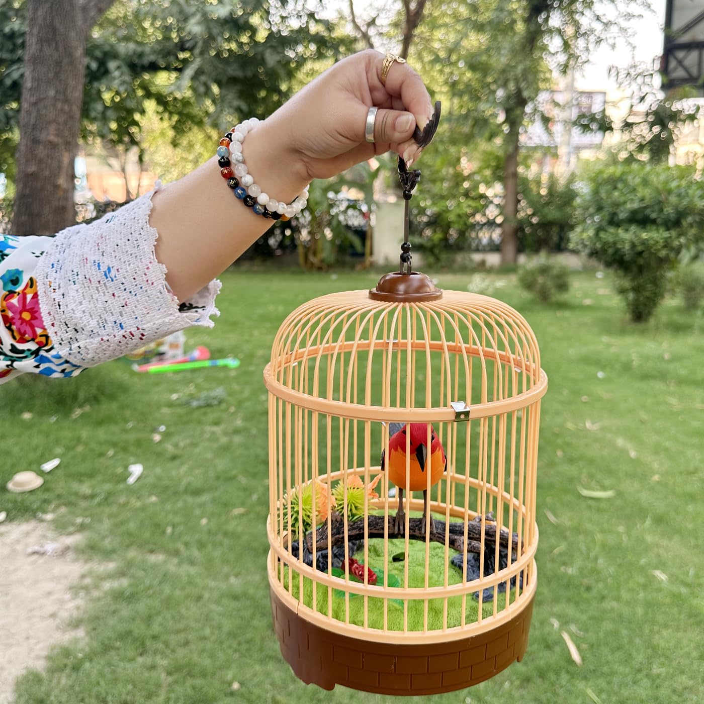 See full amazon price history chart for LEYSIN Big Size Musical Bird Pet Toy in Hanging Cage/Kids Singing Moving Chirping Beautiful Toy in Cage Pack of 1 LEYSIN Big Size Musical Bird Pet Toy in Hanging Cage/Kids Singing Moving Chirping Beautiful Toy in Cage Pack of 1 (B0C6KVF73K) Amazon Price History, Amazon Price Tracker