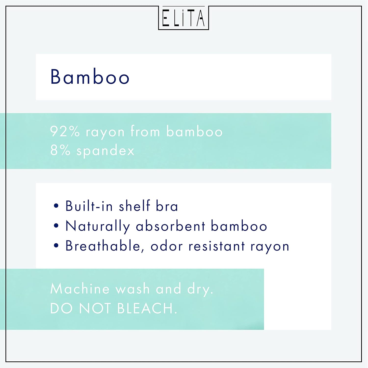 Elita Women's Built-Up Bamboo Camisole | Everyday Comfort