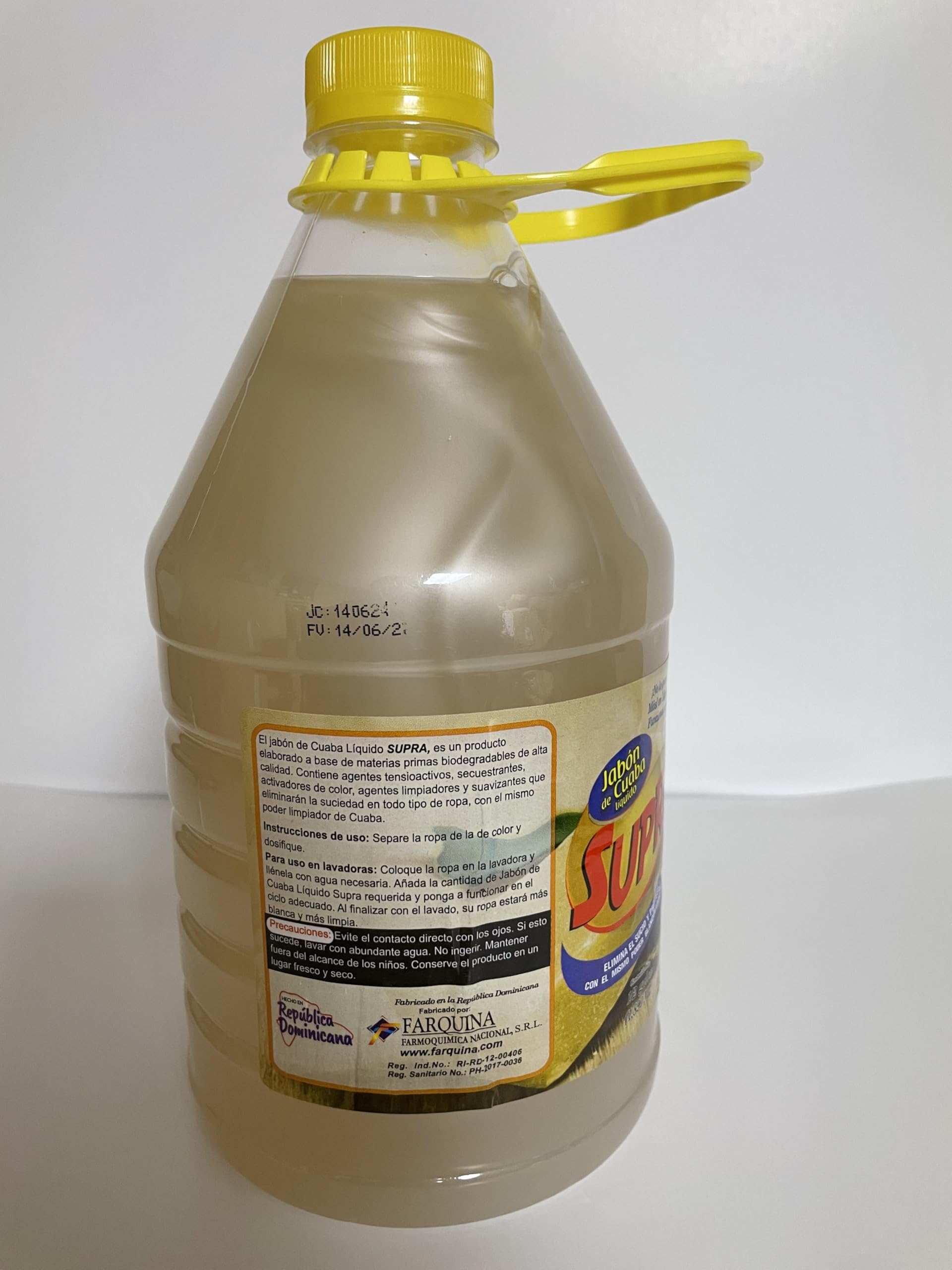 Amazon.com: Jabon de Cuaba Liquid Laundry Detergent Soap, Supra 64