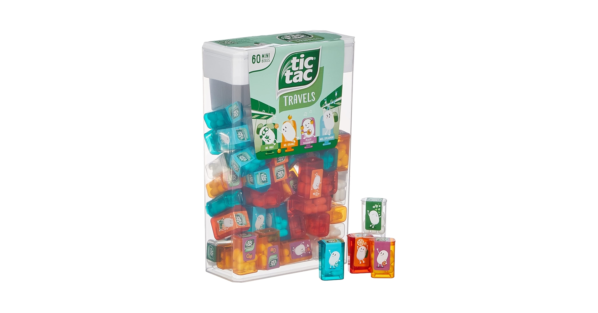 新品tic tac TRAVELS 60個入り Amazon.com: Tic Tac - Travelers - 60 Mini boxes