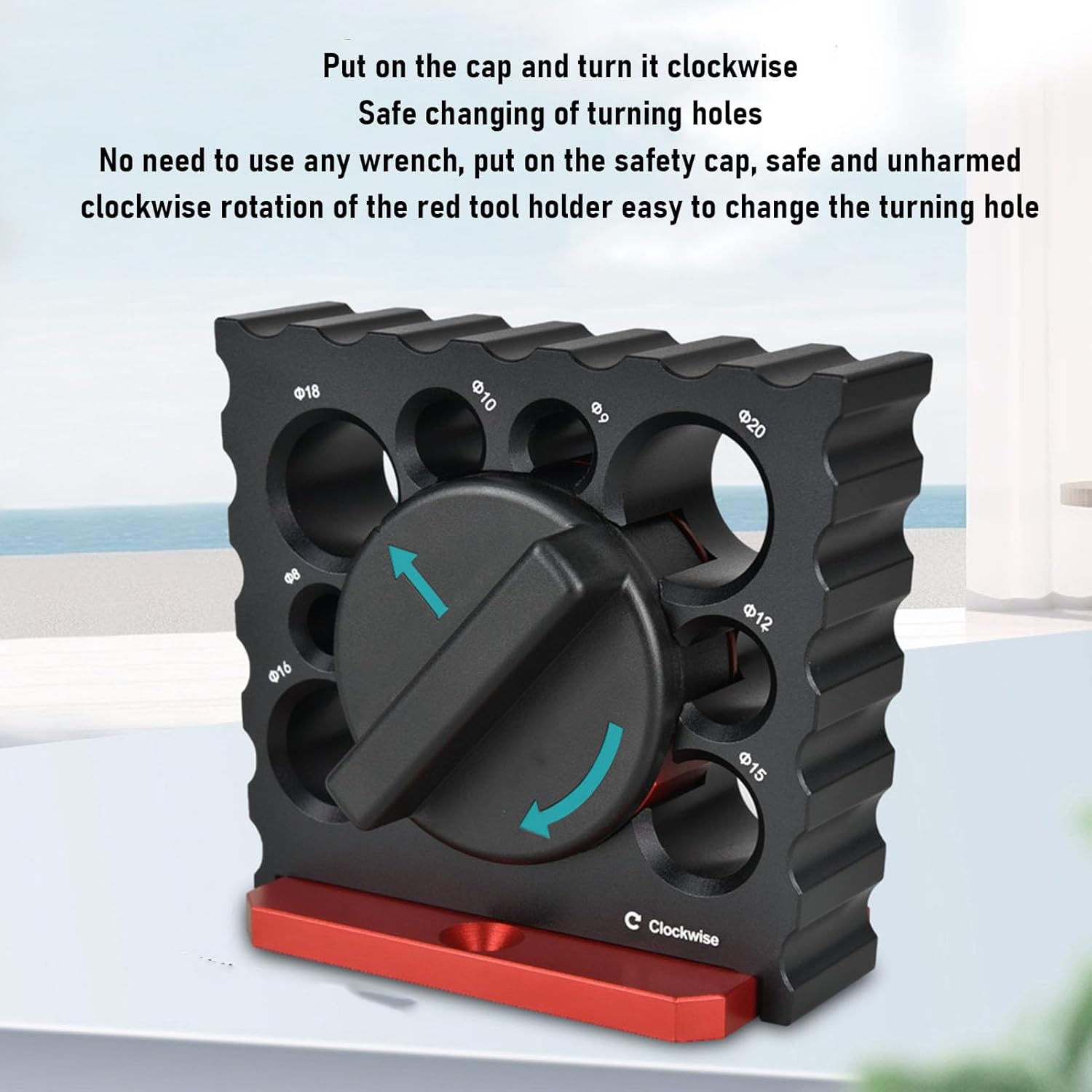 Adjustable Dowel Maker Jig 8-20mm, Aluminum Alloy Electric Drill Milling Dowel Auxiliary Tool with Carbide Blades for Woodworking Joinery and Carpentry Projects