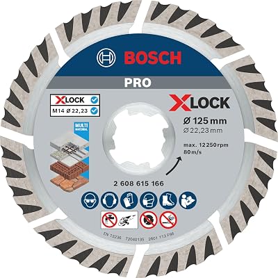 Disque à tronçonner diamanté X-Lock standard universel 125 x 2mm - Bosch - 2608615166