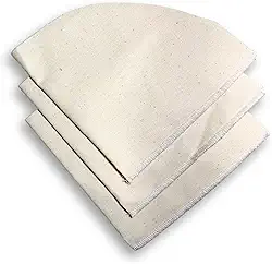 Kit 3 Filtros De Pano V60, Coador De Café Em Algodão