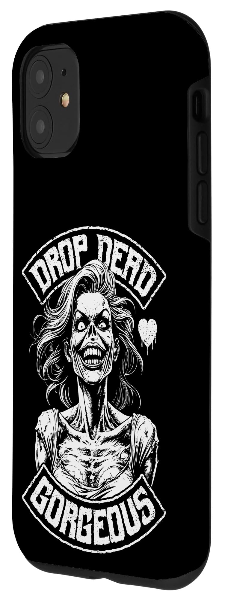 iPhone 11 Drop Dead Gorgeous Zombie Girl Undead Beauty Halloween Case - Image 2